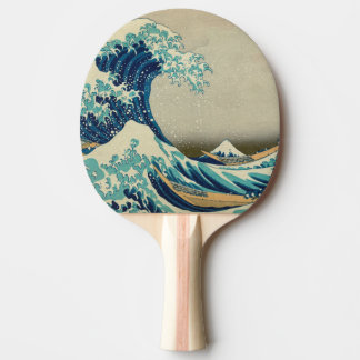 The Great Wave off Kanagawa Ping Pong Paddle