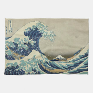 The Great Wave off Kanagawa Poster Tea Towel