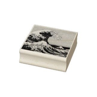 The Great Wave off Kanagawa Rubber Stamp