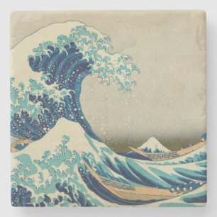 The Great Wave off Kanagawa Stone Coaster