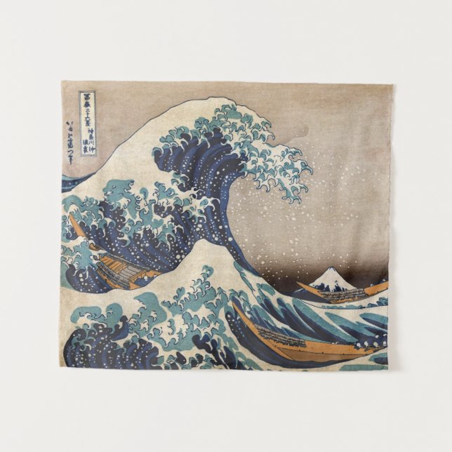 The Great Wave off Kanagawa Tapestry (Front (Horizontal))