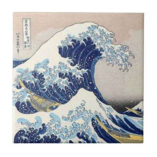The Great Wave off Kanagawa Tile