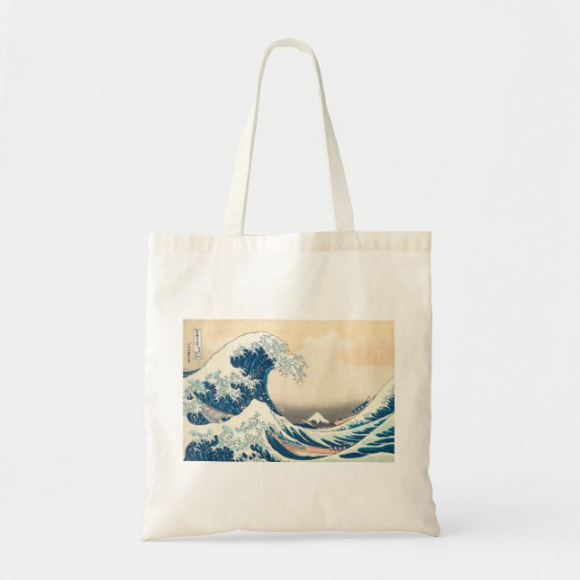 The Great Wave off Kanagawa Tote Bag (Front)