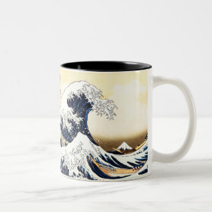 The Great Wave off Kanagawa Two-Tone Coffee Mug