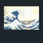The Great Wave off Kanagawa Ukiyo-e Japanese Art Canvas Print<br><div class="desc">This iconic art by Katsushika Hokusai is one of his most renowned works, and its global popularity continues to rise. The artwork depicts two boats filled with Japanese sailors facing the immense Great Wave. The wave appears as though it is about to engulf the boats entirely, threatening to consume the...</div>