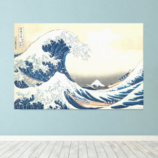 The Great Wave off Kanagawa Ukiyo-e Japanese Art Canvas Print