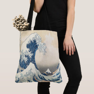 The Great Wave off Kanagawa Ukiyo-e Japanese Tote Bag