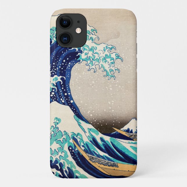The Great Wave off Kanagawa Vintage Japanese Art Case-Mate iPhone Case (Back)