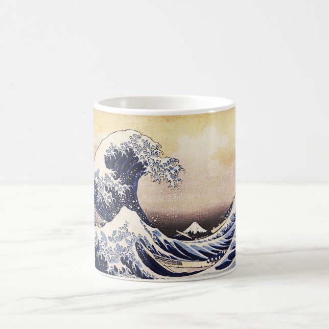 The Great Wave Off Kanagawa Vintage Japanese Art Coffee Mug (Center)