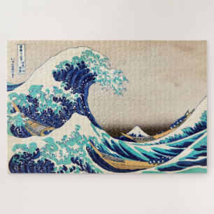 The Great Wave off Kanagawa Vintage Japanese Art Jigsaw Puzzle