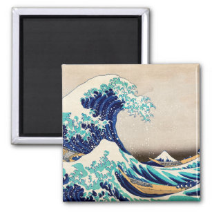 The Great Wave off Kanagawa Vintage Japanese Art Magnet