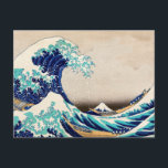 The Great Wave off Kanagawa Vintage Japanese Art Postcard<br><div class="desc">The Great Wave off Kanagawa Vintage Japanese Art Postcard</div>