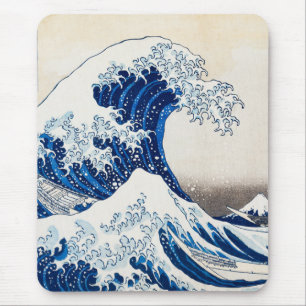 The Great Wave off Kanagawa – Vintage Japanese Mouse Mat
