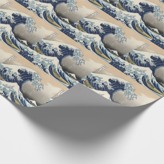 The Great Wave off Kanagawa Wrapping Paper (Corner)
