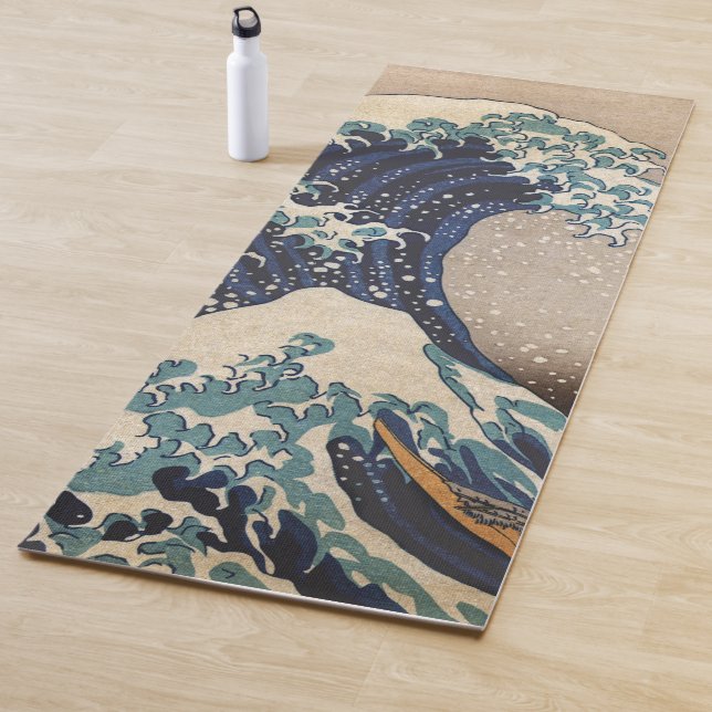 The Great Wave off Kanagawa Yoga Mat (In Situ)