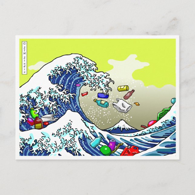 THE GREAT WAVE POSTCARD (Front)