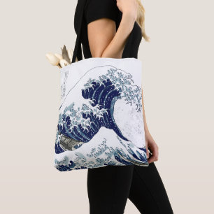 The Great Waves by Hokusai at Kanagawa Tote Bag