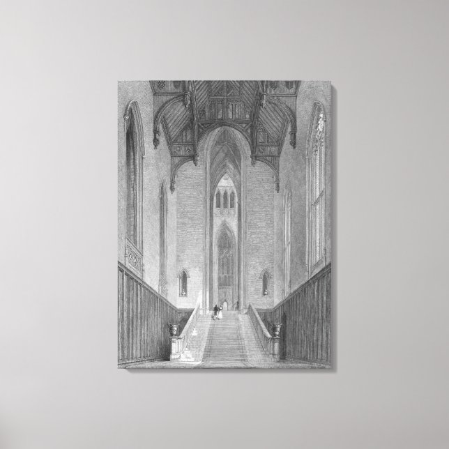 The Great Western Hall leading to the Grand Saloon Canvas Print (Front)