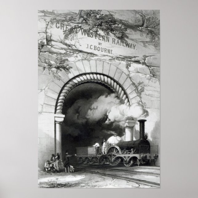 The Great Western Railway, 1846 Poster (Front)