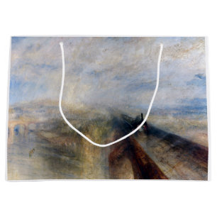 The Great Western Railway, William Turner, 1844 Large Gift Bag
