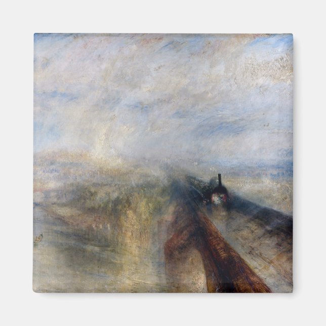 The Great Western Railway, William Turner, 1844 Magnet (Front)