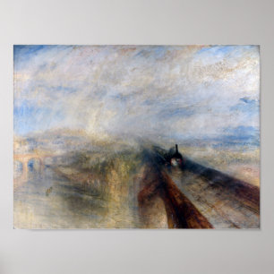 The Great Western Railway, William Turner, 1844 Poster