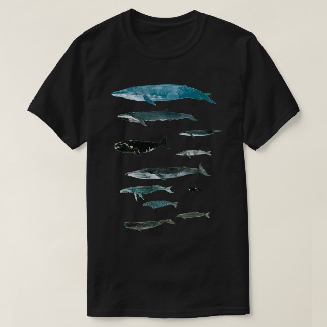The Great Whales T-Shirt (Design Front)
