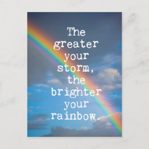 The Greater Your Storm Postcard