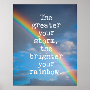 The Greater Your Storm Poster