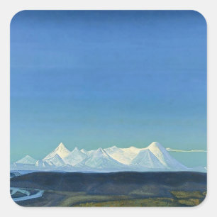 “The Greatest and the Holiest” by Nicholas Roerich Square Sticker
