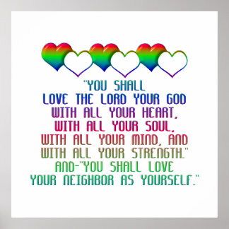 The Greatest Commandment Poster