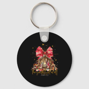 The Greatest Gift For All Christmas Nativity Jesus Key Ring