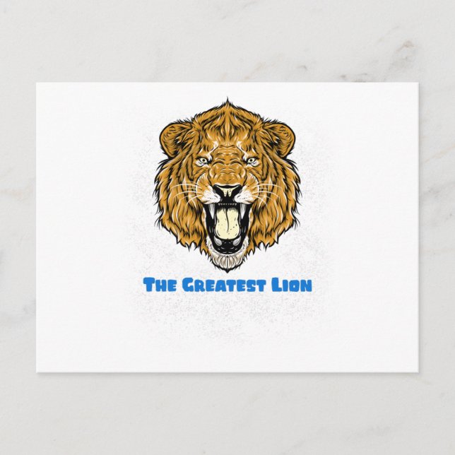 The Greatest Lion Postcard (Front)