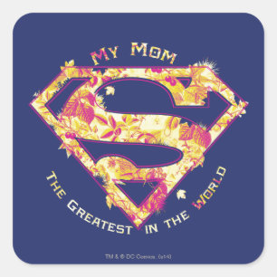 The Greatest Mom in the World Square Sticker