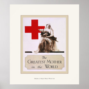 The Greatest Mother in the World ~ Vintage Nurse Poster