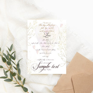 The Greatest of these is Love/blank Christian Invitation