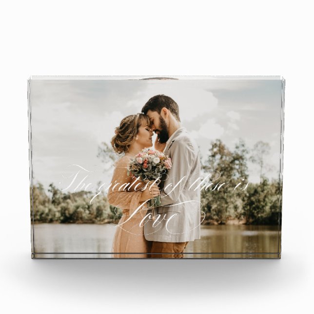 The Greatest of These is Love Photo Block (Front)