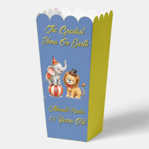 The Greatest Show On Earth Kids Birthday Party Favour Box
