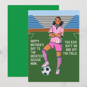 THE GREATEST SOCCER MOM CARD