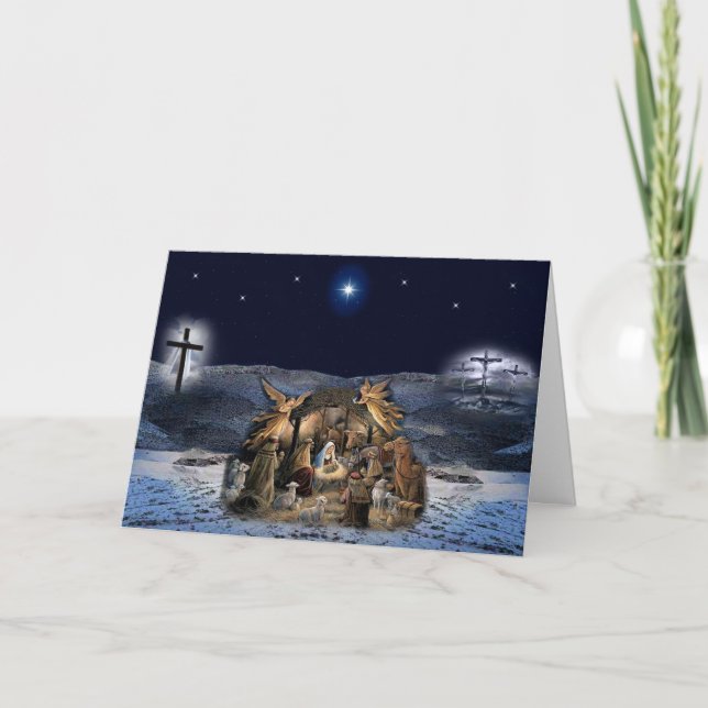 The Greatest Story Ever Told Christmas Card (Front)