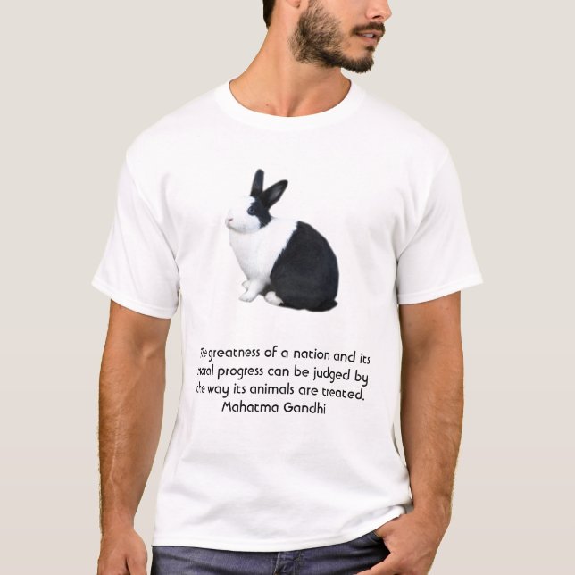 The greatness of a nation can be judged by the way T-Shirt (Front)