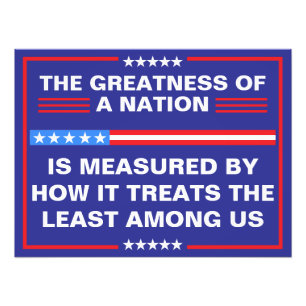 The Greatness of a Nation Political Photo Print