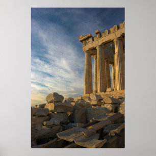 The Greek Parthenon from the South End Poster