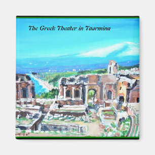 The Greek Theatre in Taormina - Magnet