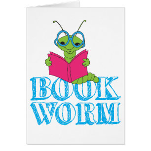 The Green Brilliant Cartoon Bookworm Book Worm