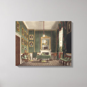 The Green Closet, Buckingham House, from 'The Hist Canvas Print