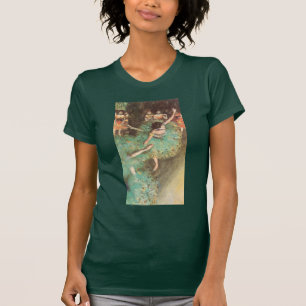 The Green Dancer by Edgar Degas, Vintage Ballet T-Shirt
