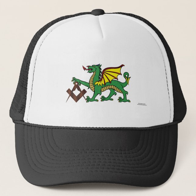 The Green Dragon Trucker Hat (Front)