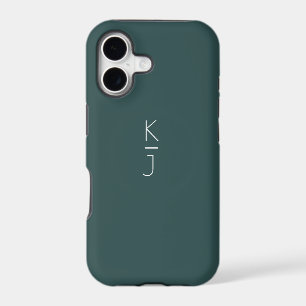The Green Editable Monogram Case-Matte iPhone Case
