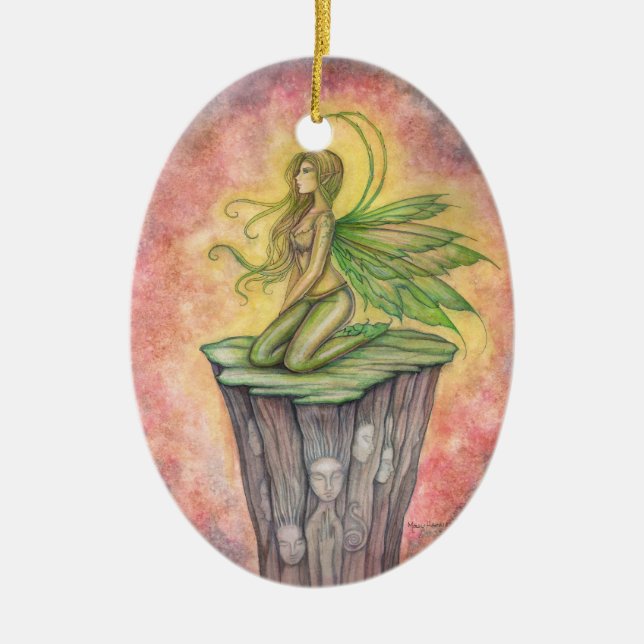 The Green Faerie Ornament (Front)